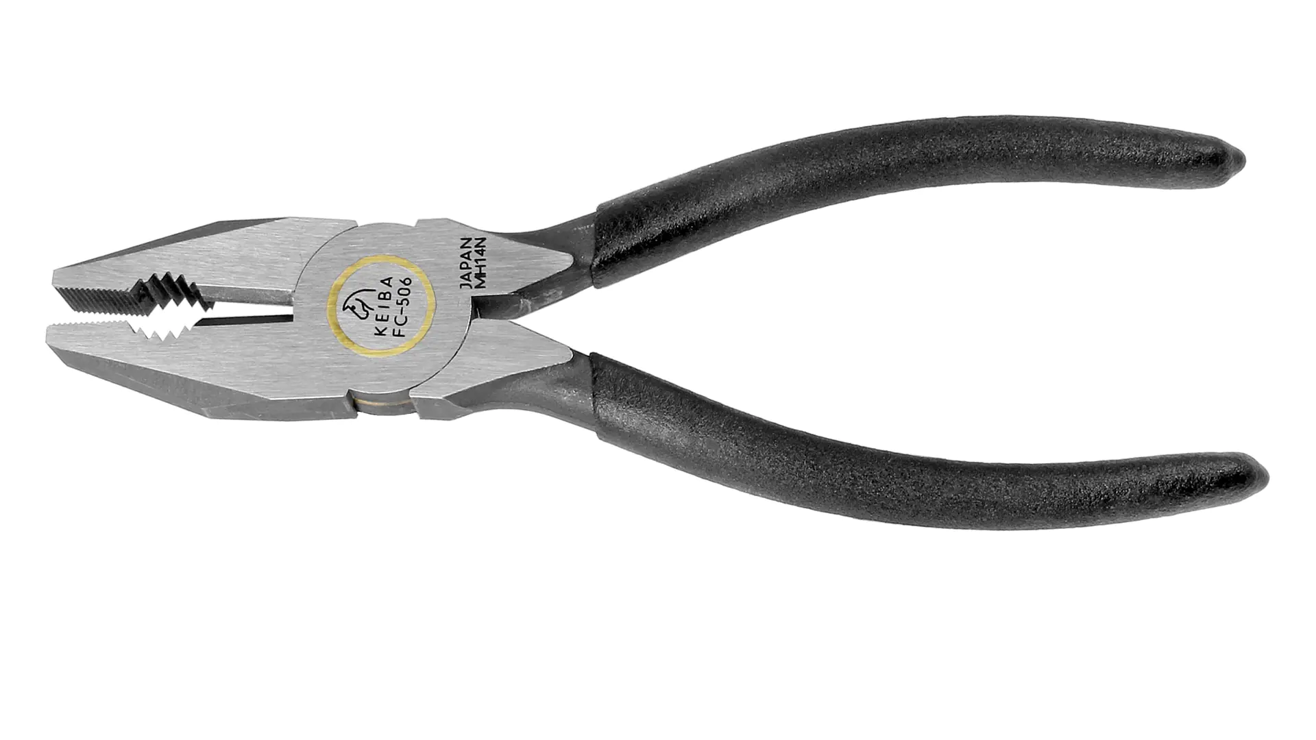 Combination Pliers European Type Handle with Plastic Coating Total Length 162 mm High Grade Series KEIBA Combination Pliers European Type Handle with Plastic Coating Total Length 162 mm High Grade Series KEIBA