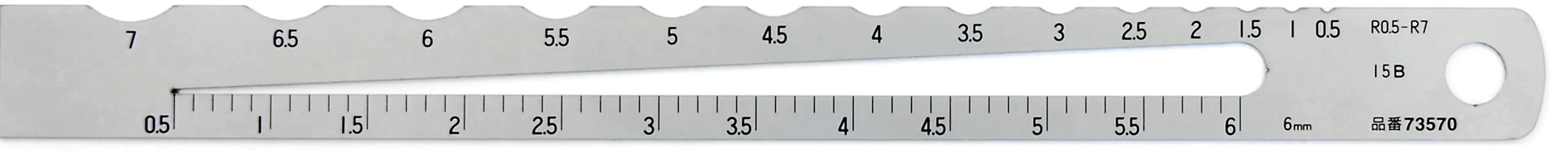 Diameter and Radius Gauge by SHINWA