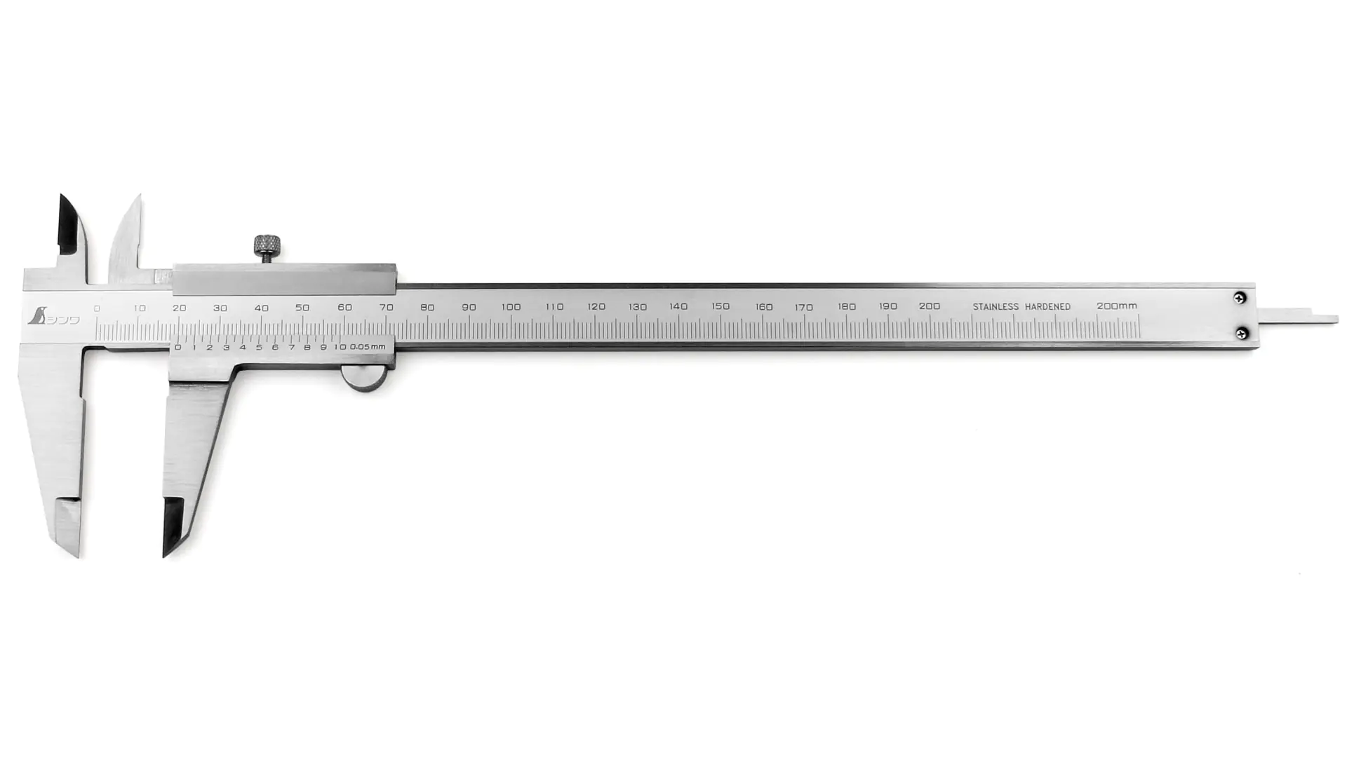 Vernier Pocket Caliper 200 mm with Locking Screw SHINWA