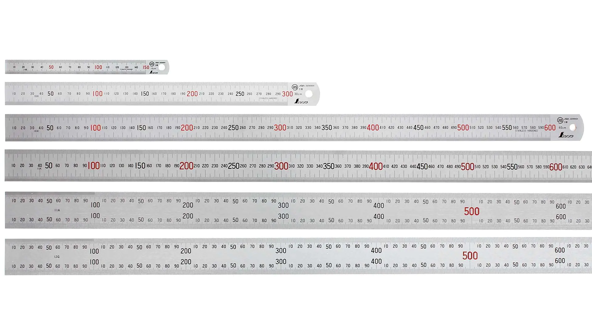 Steel Rule stainless 300 mm (Total 335 x 25 x 1.0 mm) SHINWA Steel Rule stainless 300 mm (Total 335 x 25 x 1.0 mm) SHINWA