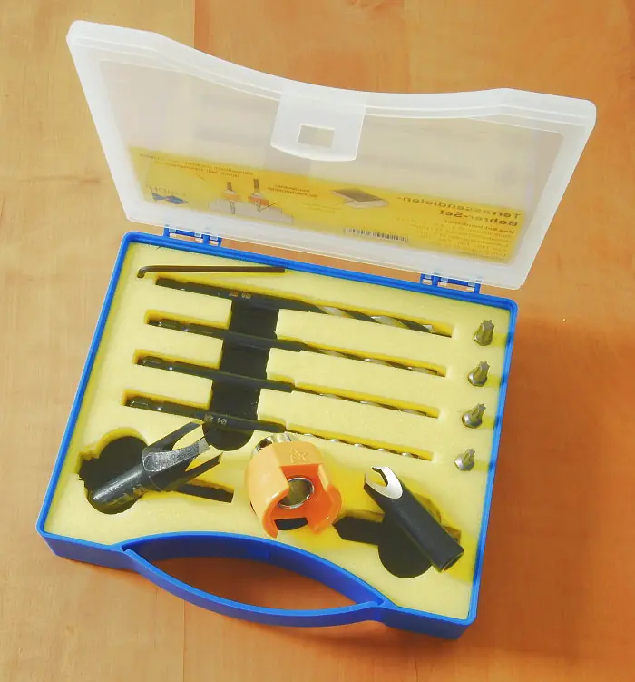 Patio Floorboards Drill Set with Tenon Cutter FISCH