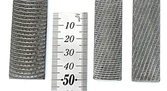 Comparison coarse, fine, extra fine