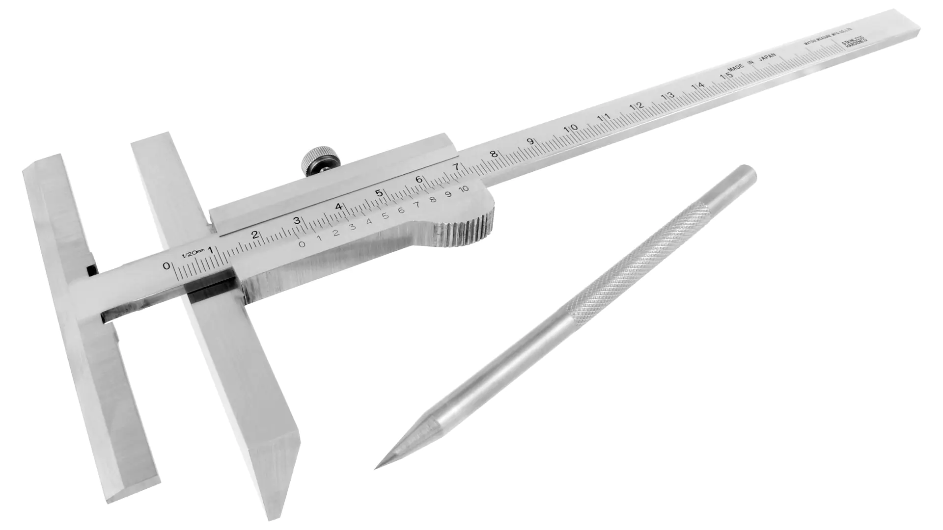 Scriber Gauge Measuring Depth 150mm Reference Bar Length 91mm Bar Depth 33mm MATSUI