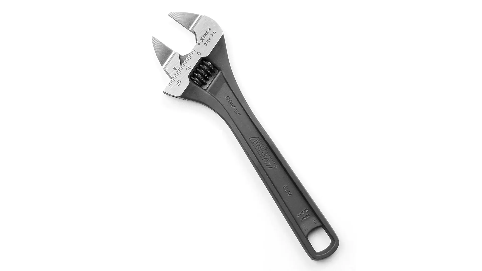 Adjustable Wrench 99WXS-LT-F Opening 24mm Length 161mm Slim Jaws 2.5mm Surface phosphatet  IREGA