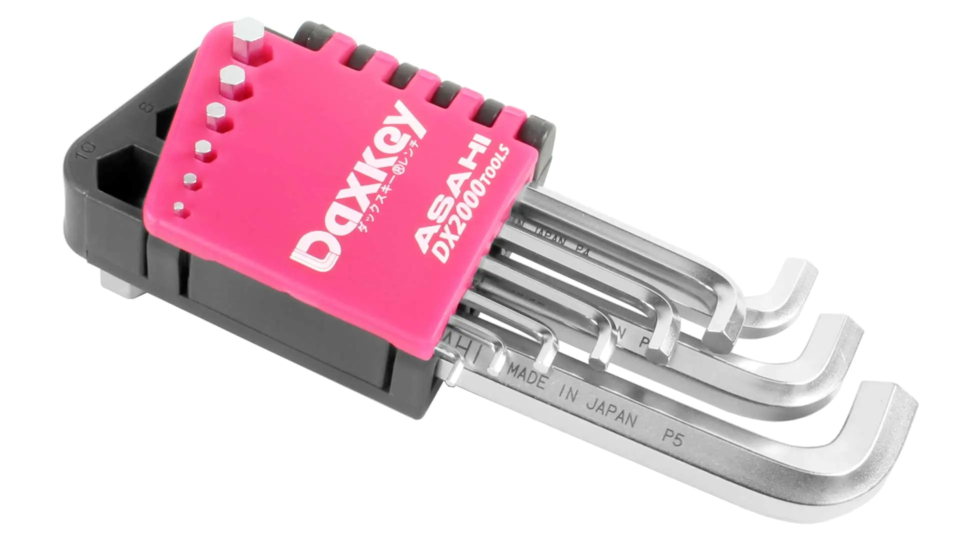 9 Pcs Set Allen Keys short with 2 short arms 1.5-2-2.5-3-4-5-6-8-10 mm ASAHI