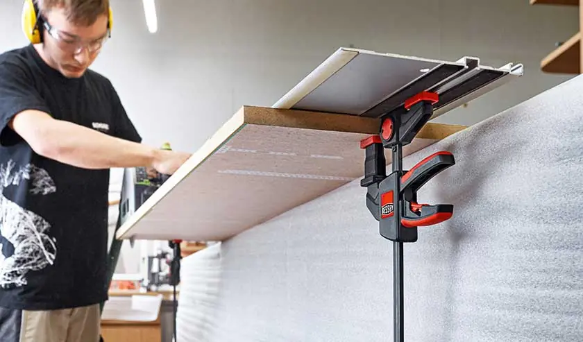 2 x One-handed table clamp EZR 150/60 BESSEY 2 x One-handed table clamp EZR 150/60 BESSEY