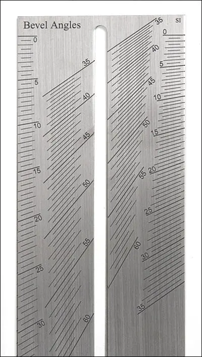 Bevel Setter with imperial Rule VERITAS Bevel Setter with imperial Rule VERITAS