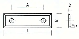 Insert Rabbetting Cutter Head 50 x 30mm Hole 12mm with Arbor KLEIN Insert Rabbetting Cutter Head 50 x 30mm Hole 12mm with Arbor KLEIN
