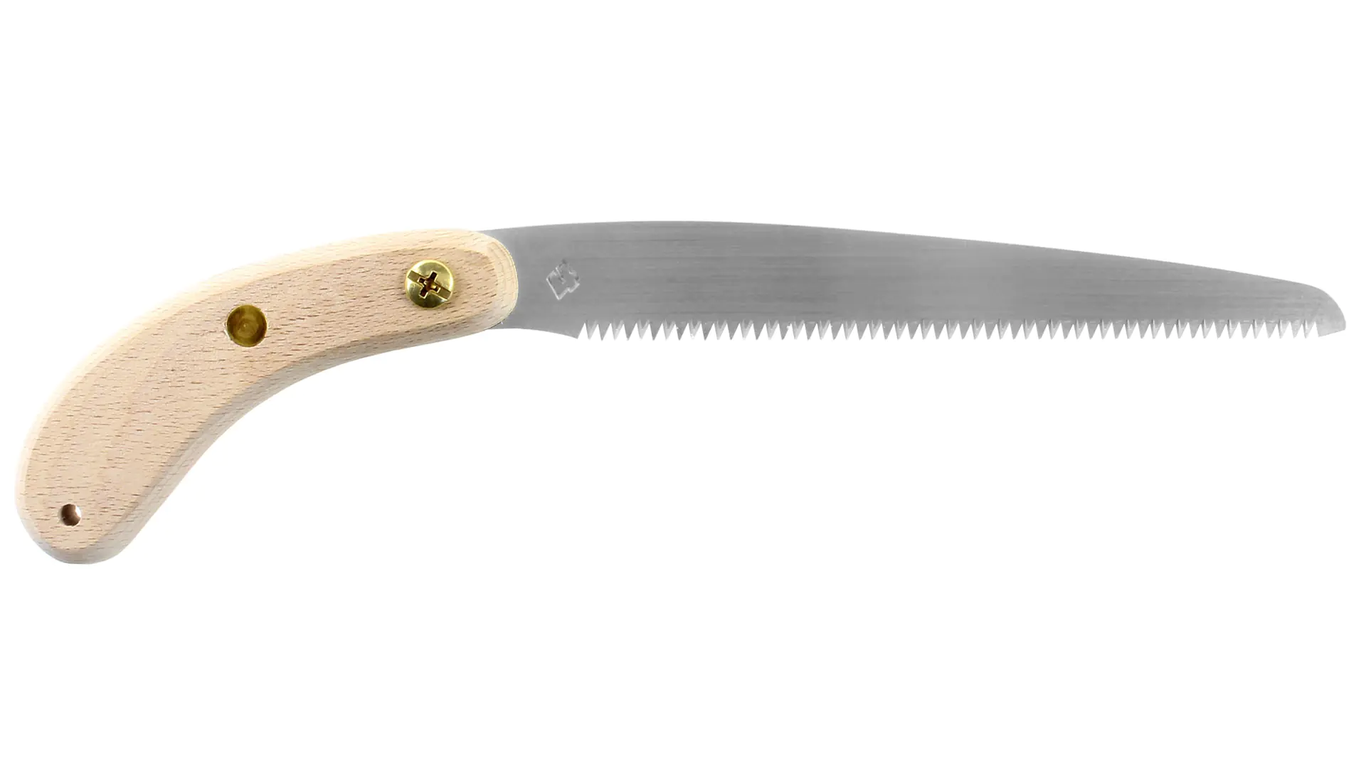 Small traditional Japanese pruning saw with wooden holster blade 150 mm HISHIKA