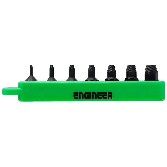 7-in-1 18mm Screw Extractor Set for Hexagon Socket Screws ENGINEER