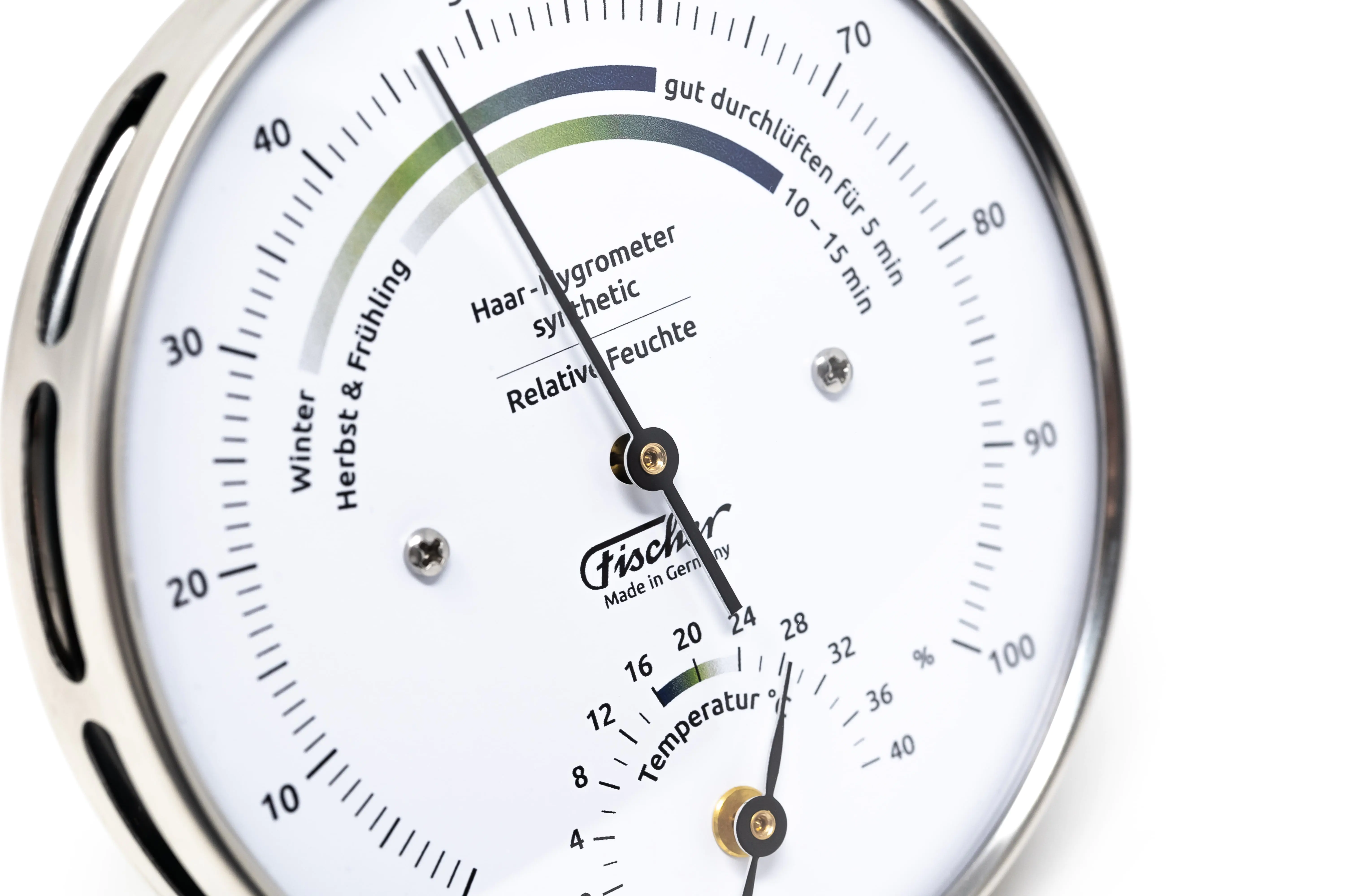 Climatemeter (Humidity and Temperature) for Inside Housing Dimension 103 mm FISCHER