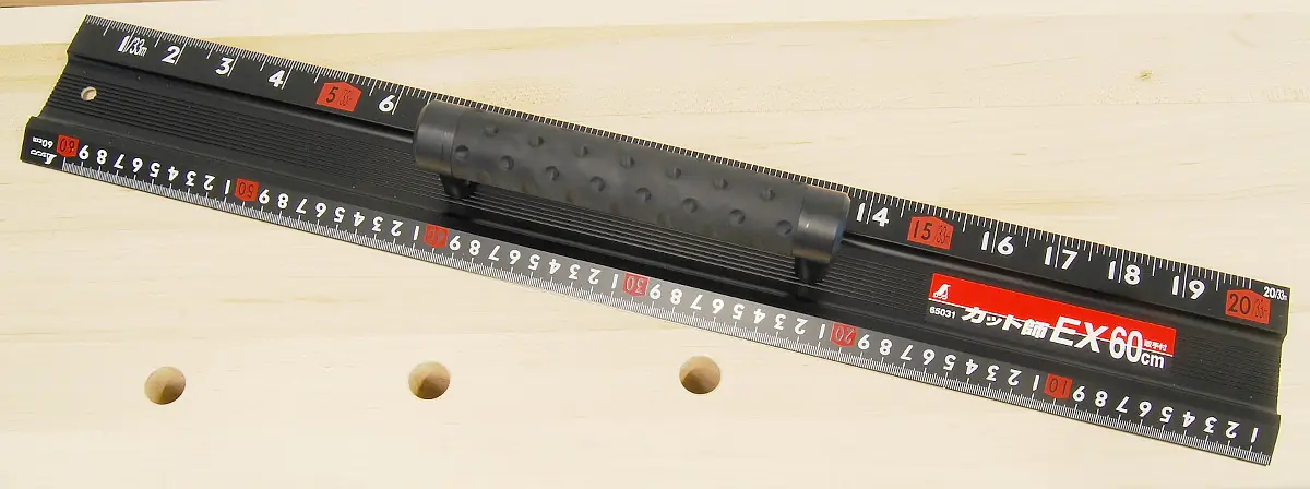 SHINWA Cutting Ruler - with Handle