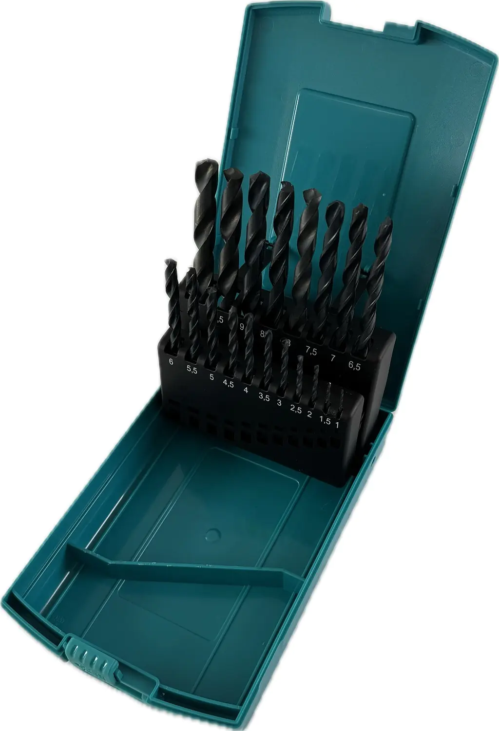 Twist Drill Set 1.0 - 10.0 mm escalating 0.5 mm LOEHER-LB2 840/01 rolled -  in Plastic Box