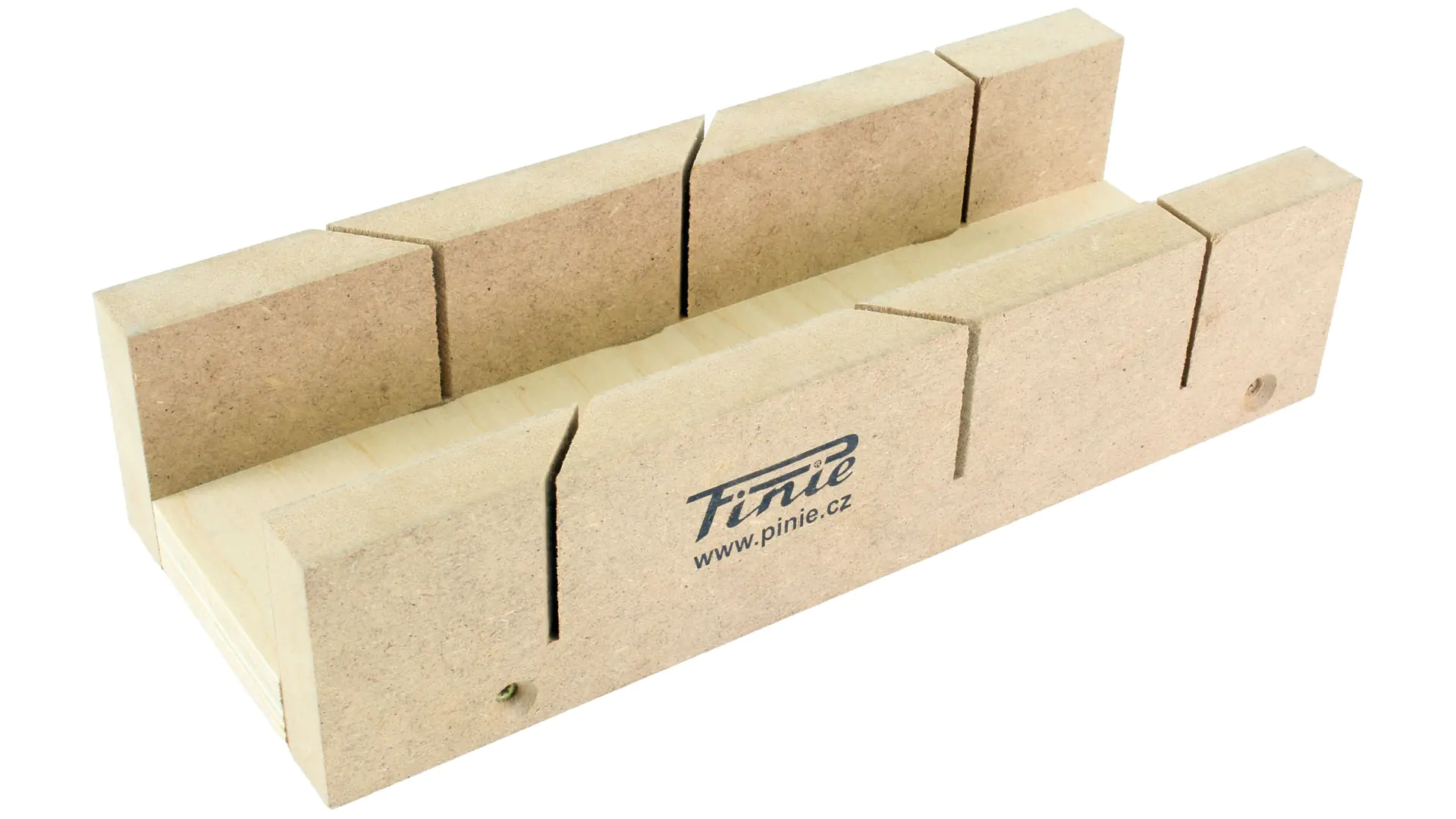 Mitre Box Sides made of MDF Base made of plywood 250x65x38mm PINIE