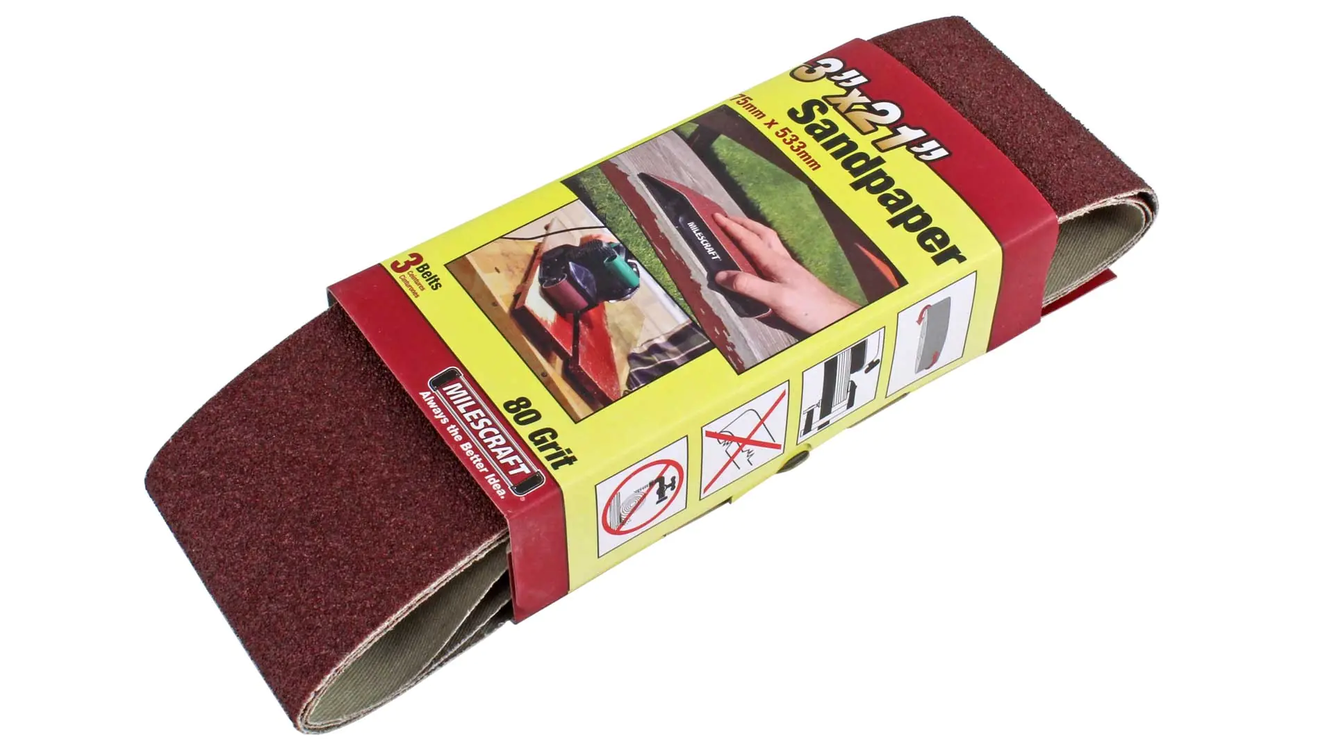 Sanding Belts for SandDevil3.0 MILESCRAFT