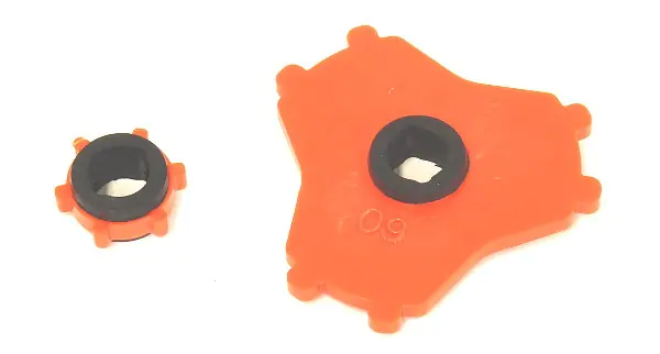 Poly-Clic Wooding replacement guide plates with rubber sleeve