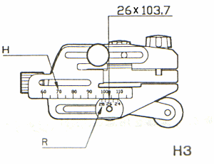 Setting of the depth stop and the sliding shoe