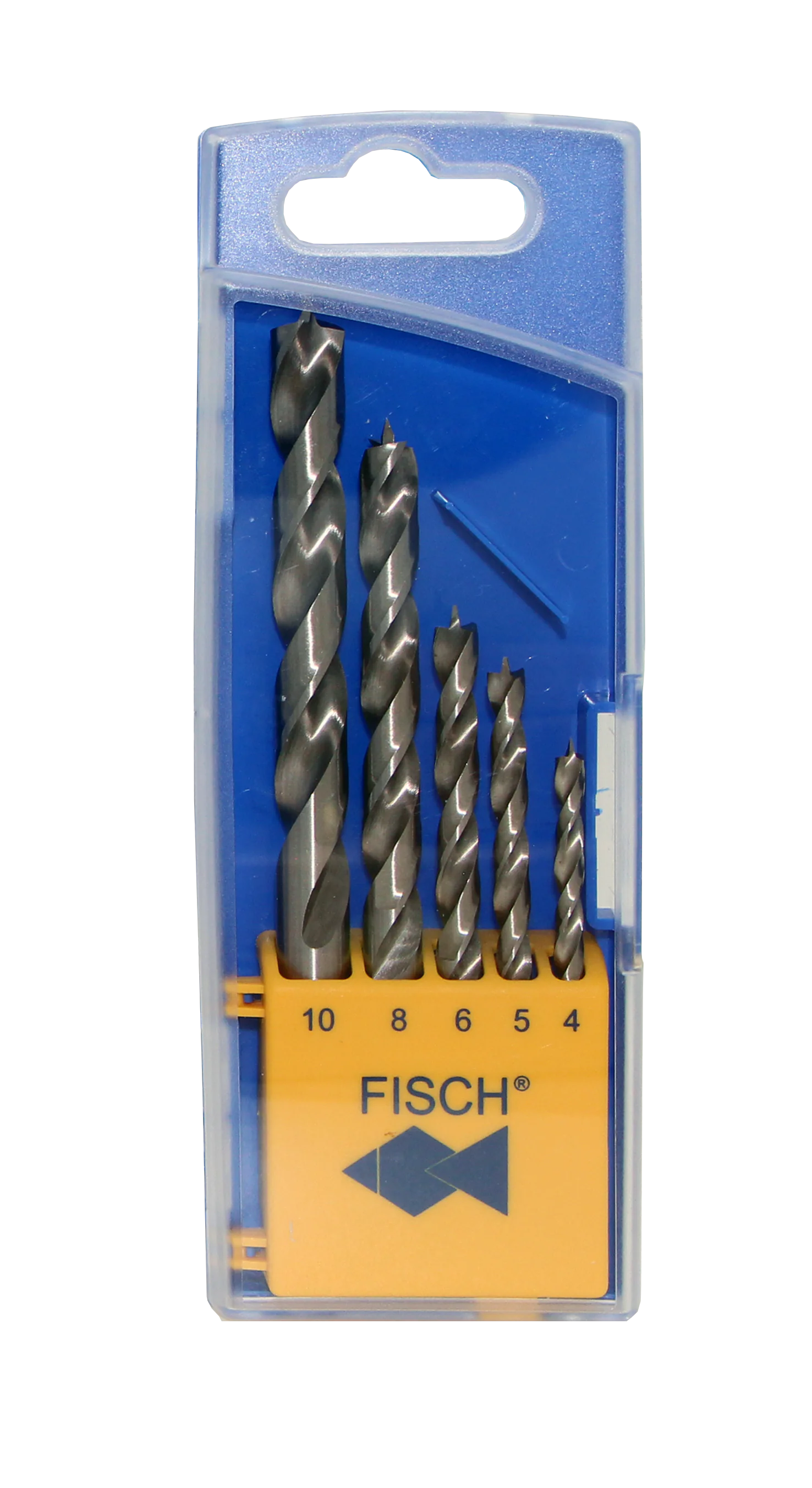5-piece set of HSS wood twist drills FISCH 5-piece set of HSS wood twist drills FISCH