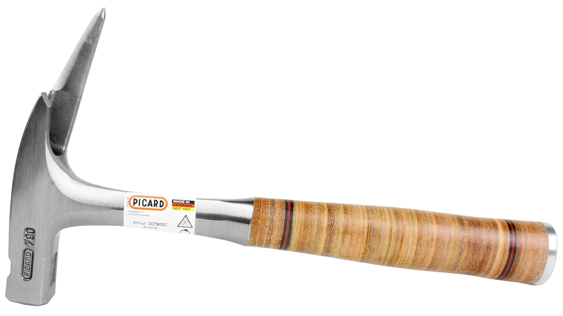 Latthammer with leather handle by PICARD