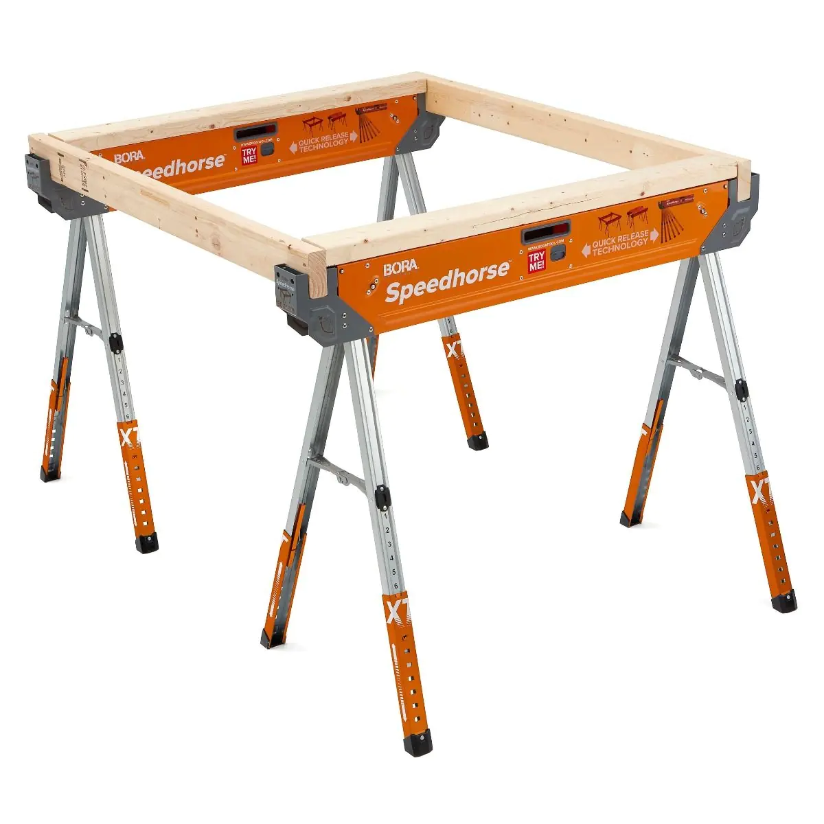 Set of 2 Adjustable work trestles ‘Speedhorse XT’ PM-4550 BORA Set of 2 Adjustable work trestles ‘Speedhorse XT’ PM-4550 BORA