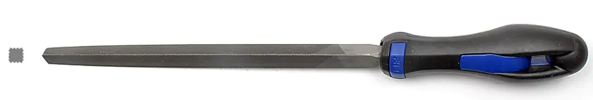 File with ergonomical Handle square Cut 2 Cut Length 200 mm AJAX