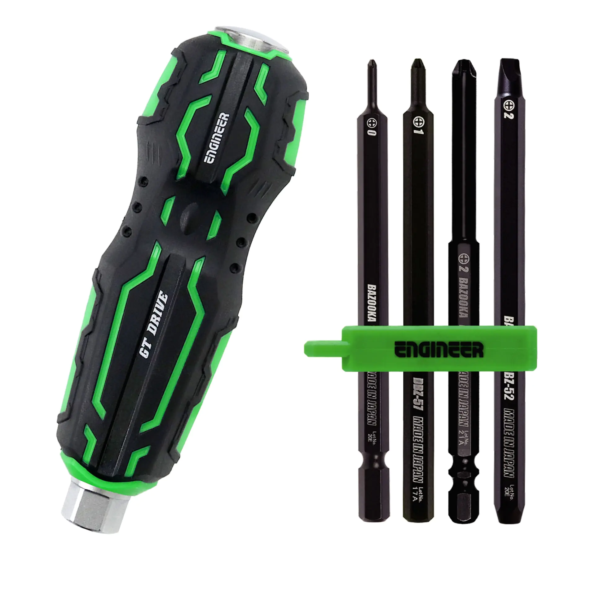 4-in-1 105mm screw removal set for PH screws + Ergonomic comfort handle ENGINEER