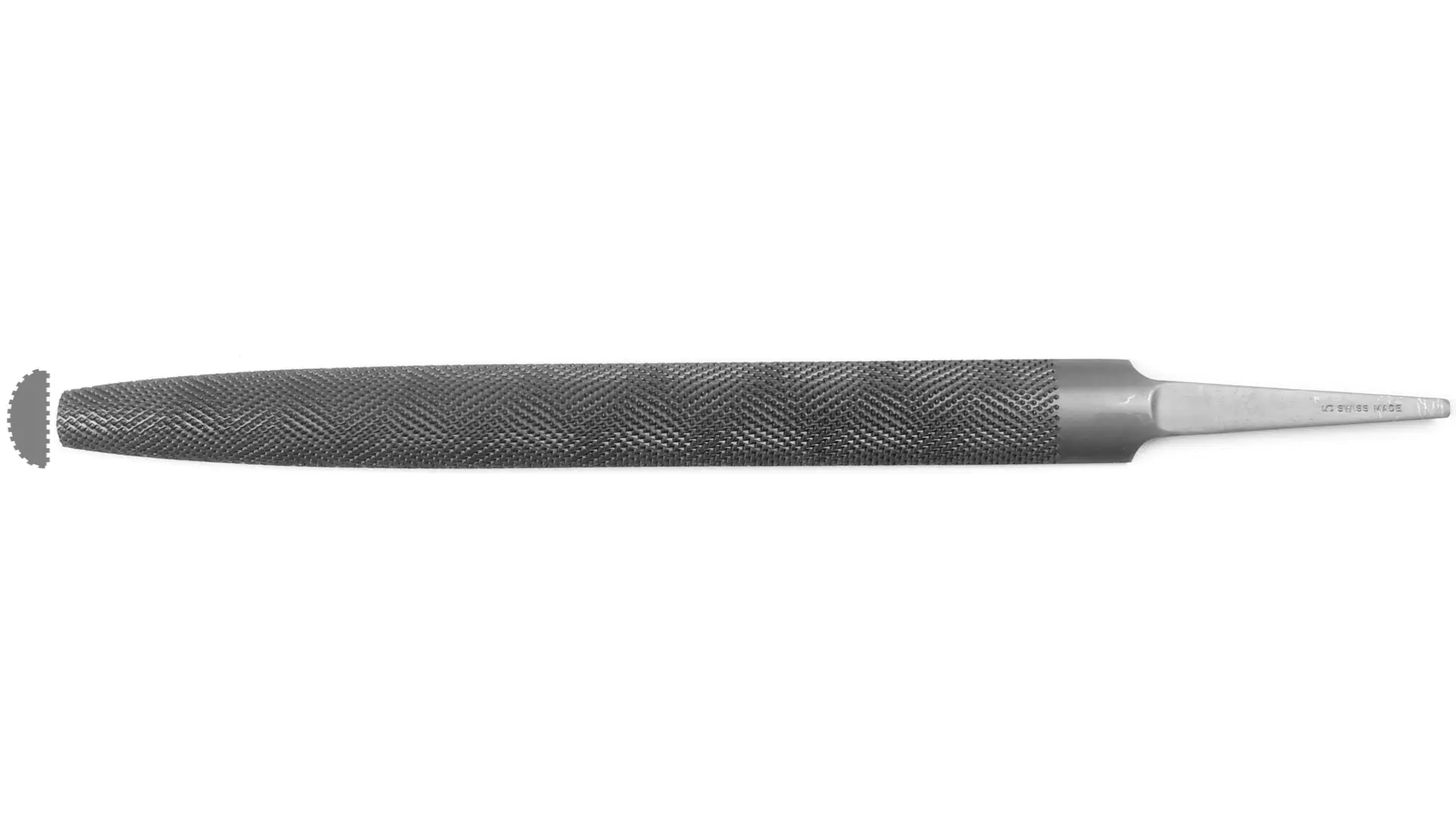 Model builder's half-round rasp
