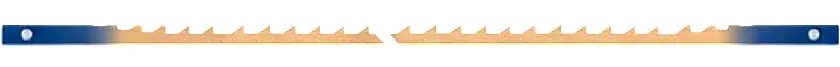 Coping Saw Blade Skip Length 170 mm - 7 Teeth per cm = 18 TPI Pack of 6 Pieces PEGAS
