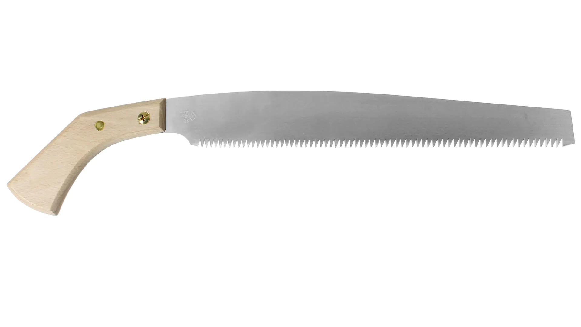 Traditional Japanese pruning saw with wooden holster blade 300 mm HISHIKA