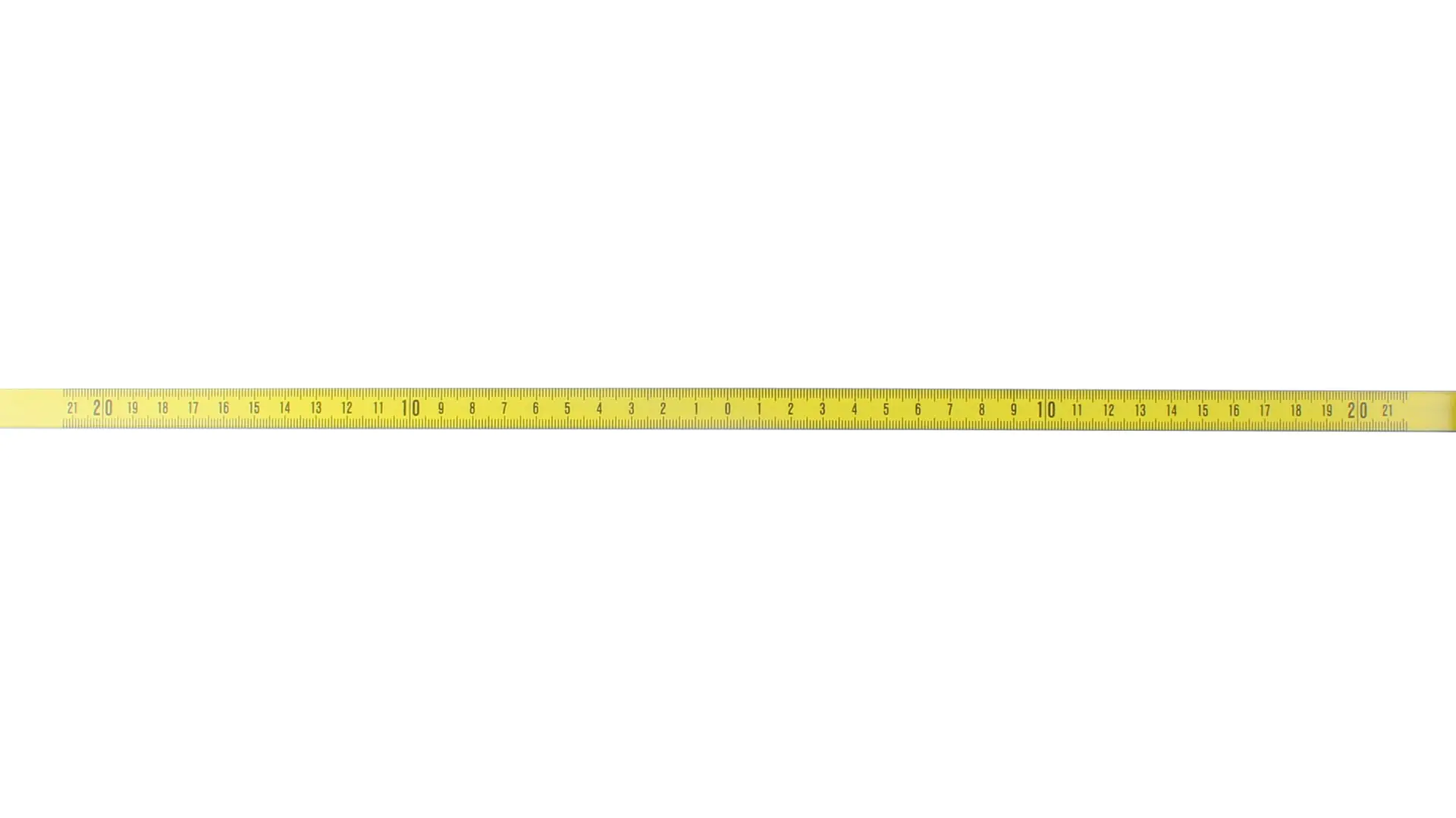 Steel measuring tape 200 mm - 0 - 200 mm adhesive - black against yellow PAM - width 13 mm Steel measuring tape 200 mm - 0 - 200 mm adhesive - black against yellow PAM - width 13 mm