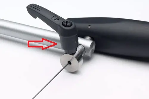 Replacement plastic adjustable clamping lever screw M5 for coping saw PEBARO Automatic