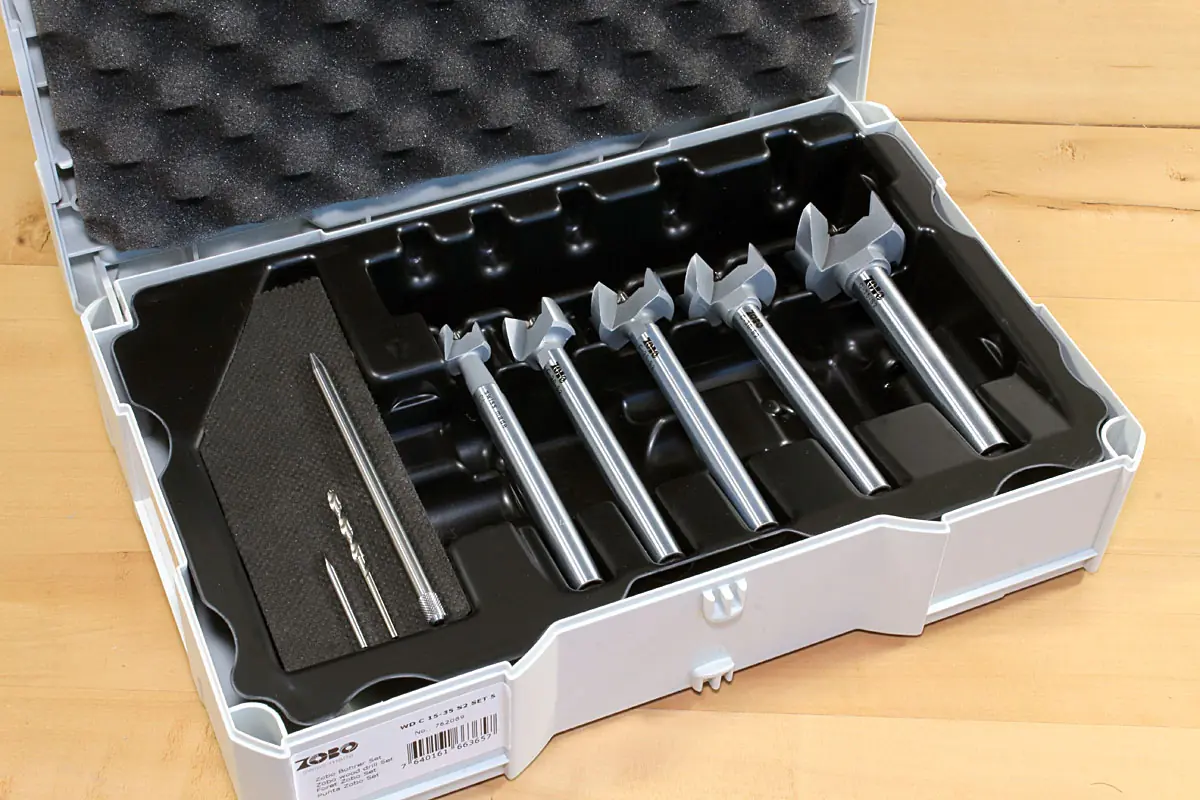 ZOBO Bohrersatz WD C S2 15-20-25-30-35mm 1 Zentrierspitzen 1 Zentrierbohrer 1 Austreiber