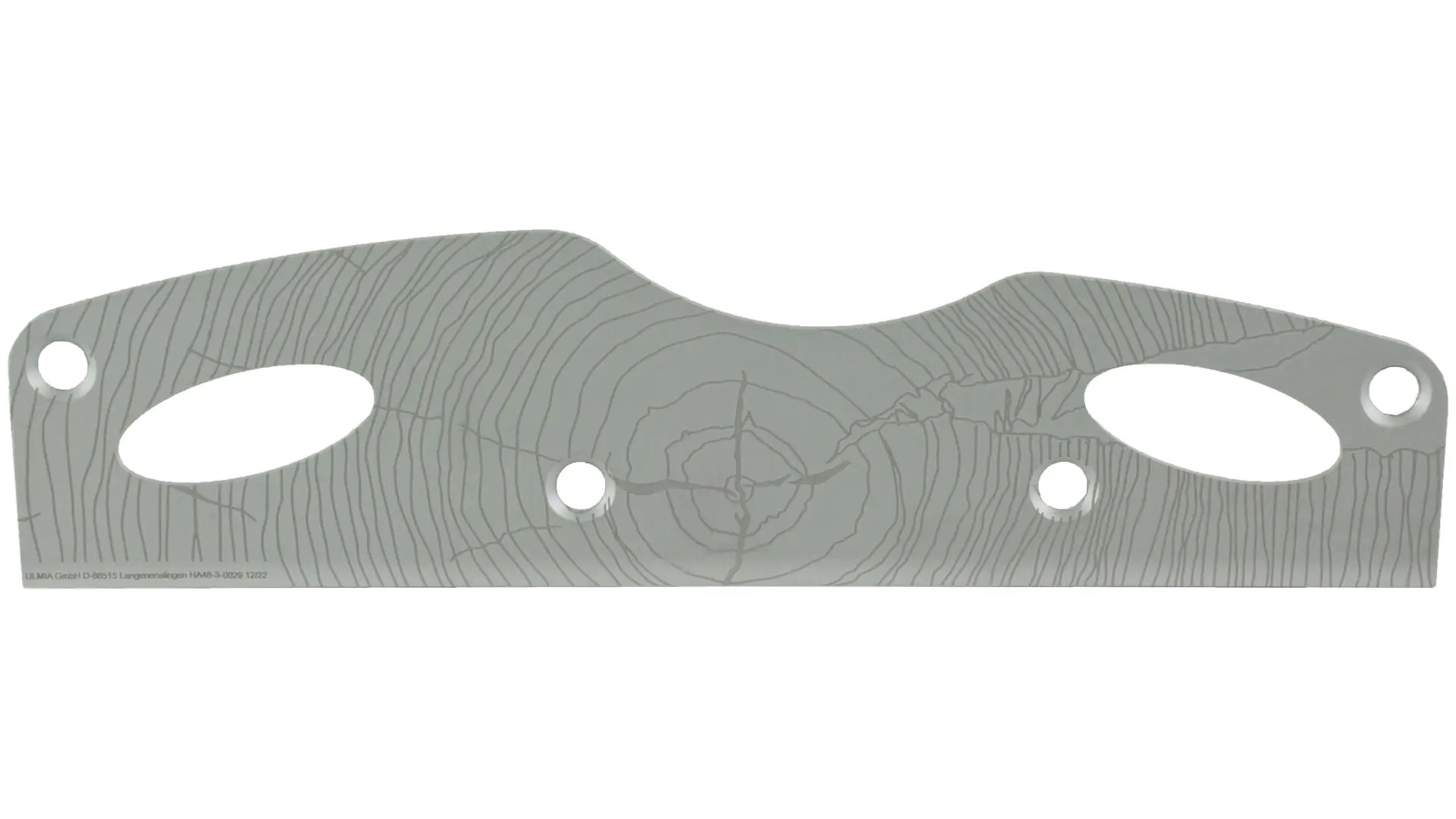 Pair Sides with engraving: Growth Rings for Alu-Line plane ULMIA Pair Sides with engraving: Growth Rings for Alu-Line plane ULMIA