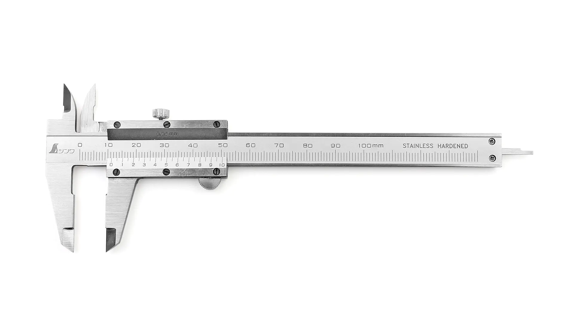 Vernier Pocket Caliper 100 mm with Locking Screw SHINWA