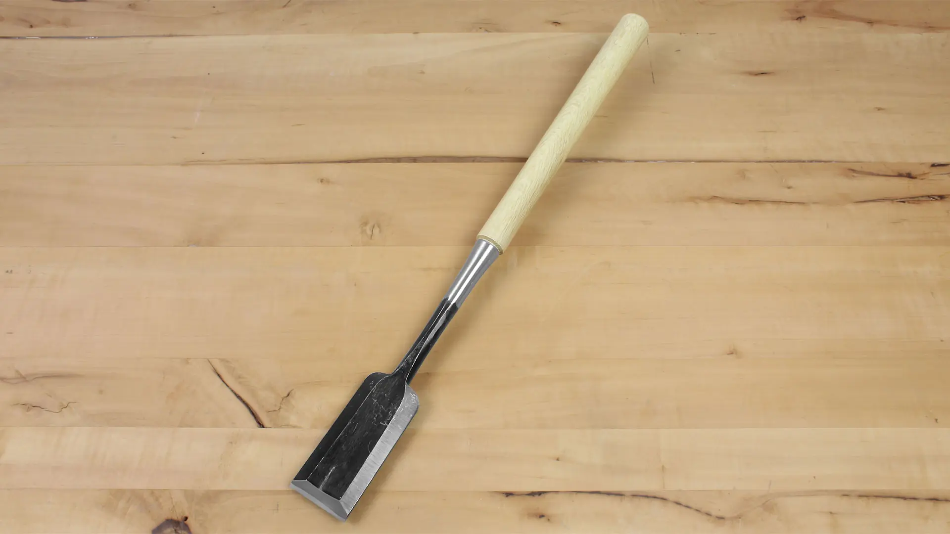 Sashi Nomi - Japanese Slick Blade 54 mm Toal Length 575 mm - with White Oak Handle