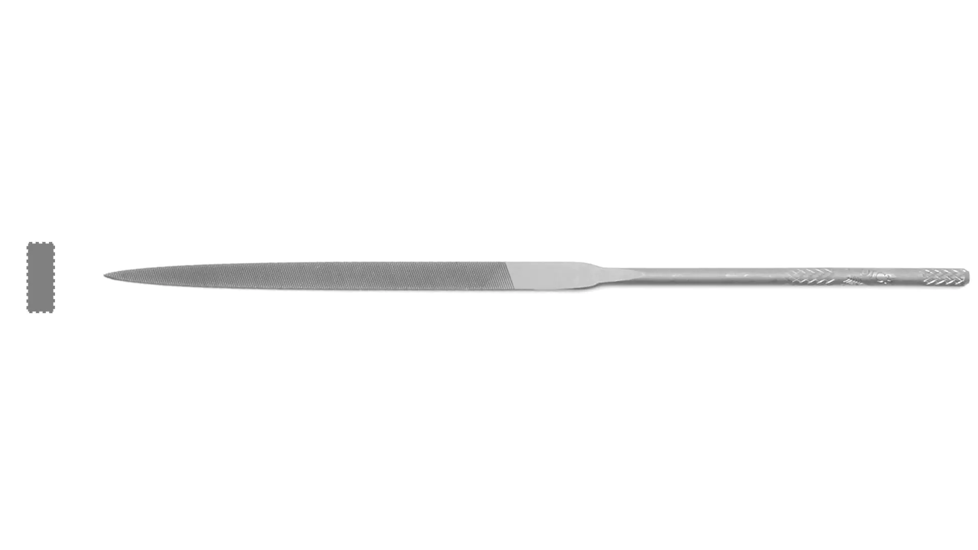 Needle File Flat (Warding) Cut 2 Total Length 140 mm F.DICK