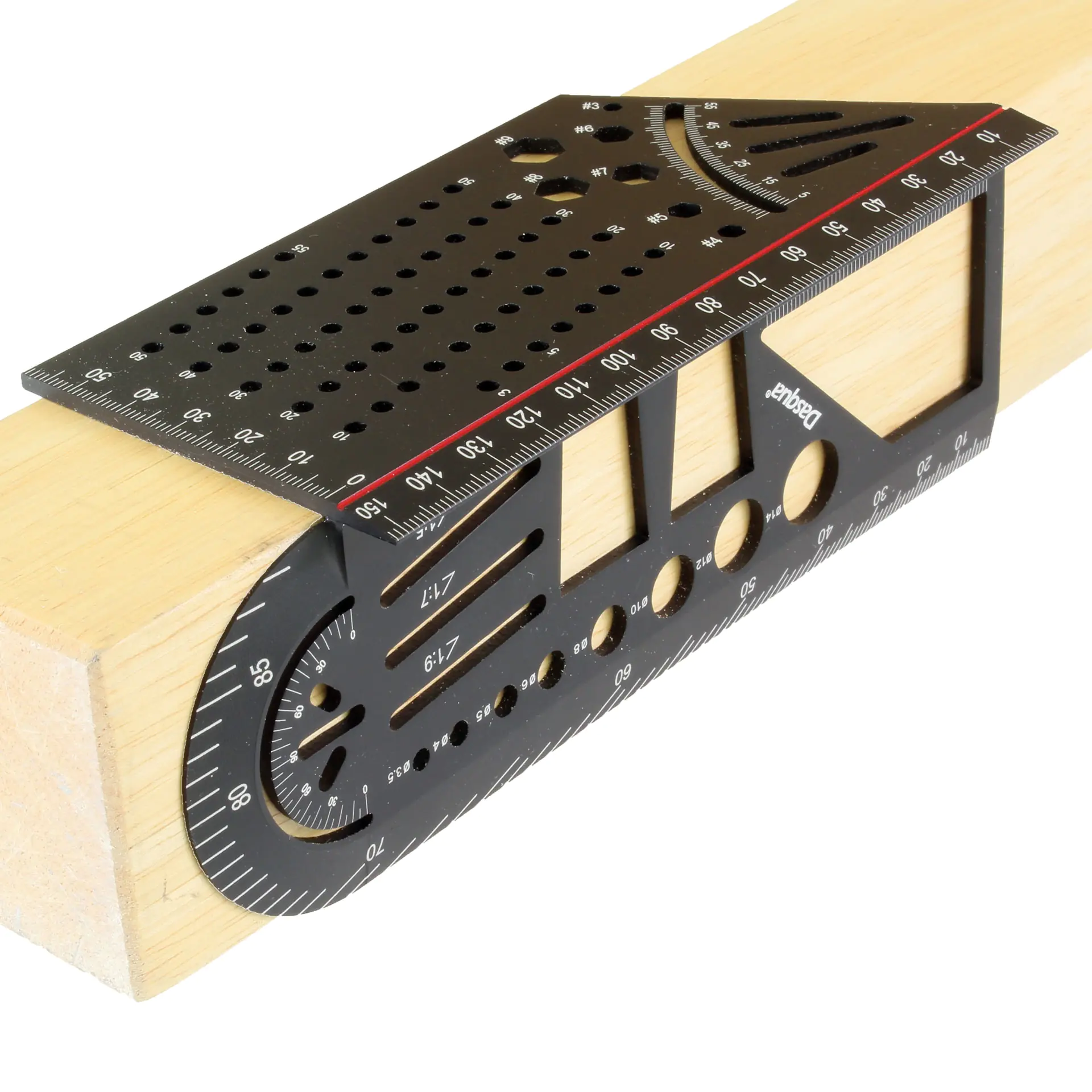 3D multifunctional square ❘ BLACK-RED Plus ❘ DASQUA