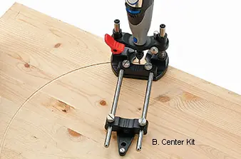 Fence and Center Kit for VERITAS Plunge Base