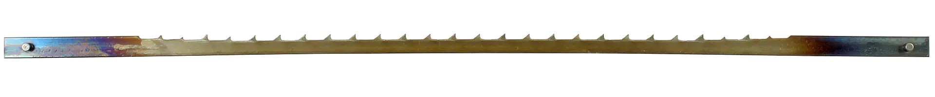 Pinned Hook Scroll Blade for Power Scroll Saws Length 127 mm - 2.75 Teeth per cm = 7 TPI Pack of 6 Pieces PEGAS