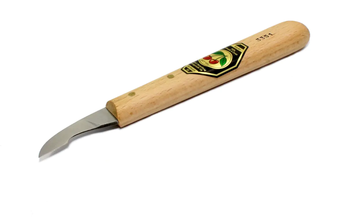 Carving Knife with short skew Edge TWO CHERRIES