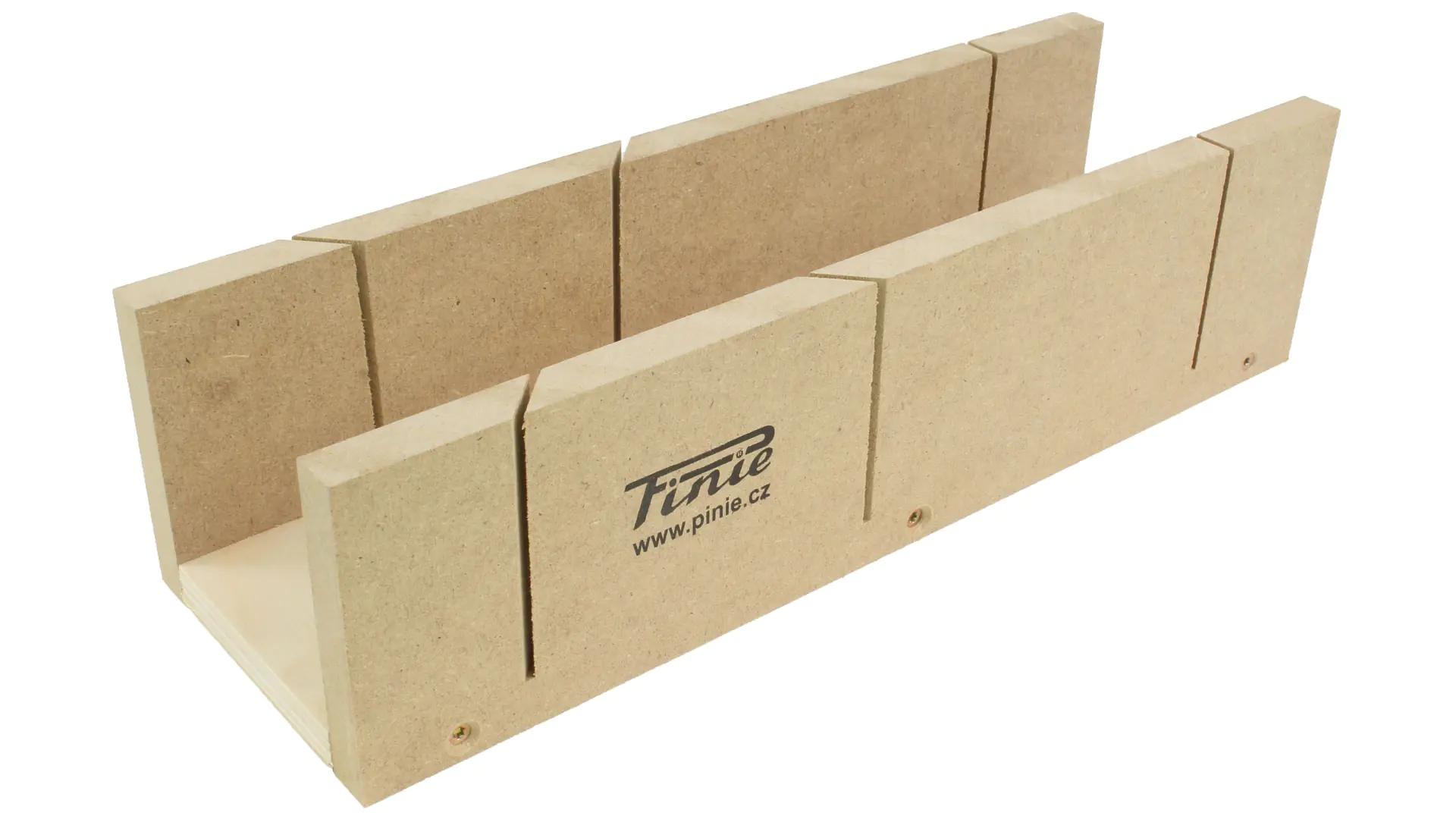 Mitre Box, base made of birch plywood, side panels MDF 300x70x65mm PINIE