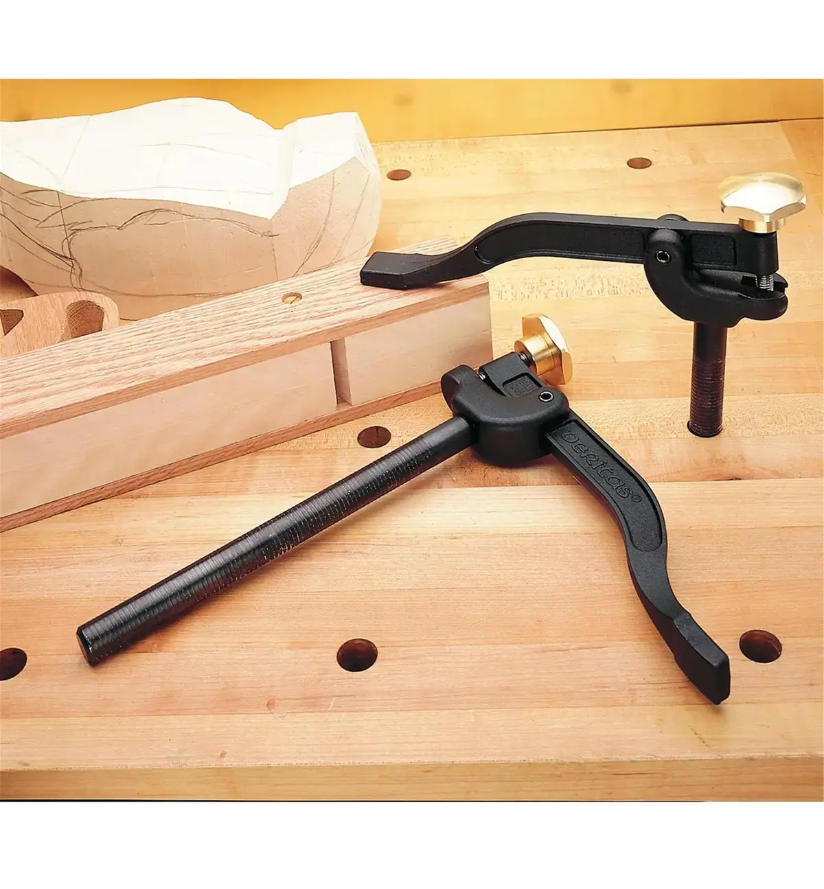 Bench Hold Down with 10 inch (254 mm) Post VERITAS