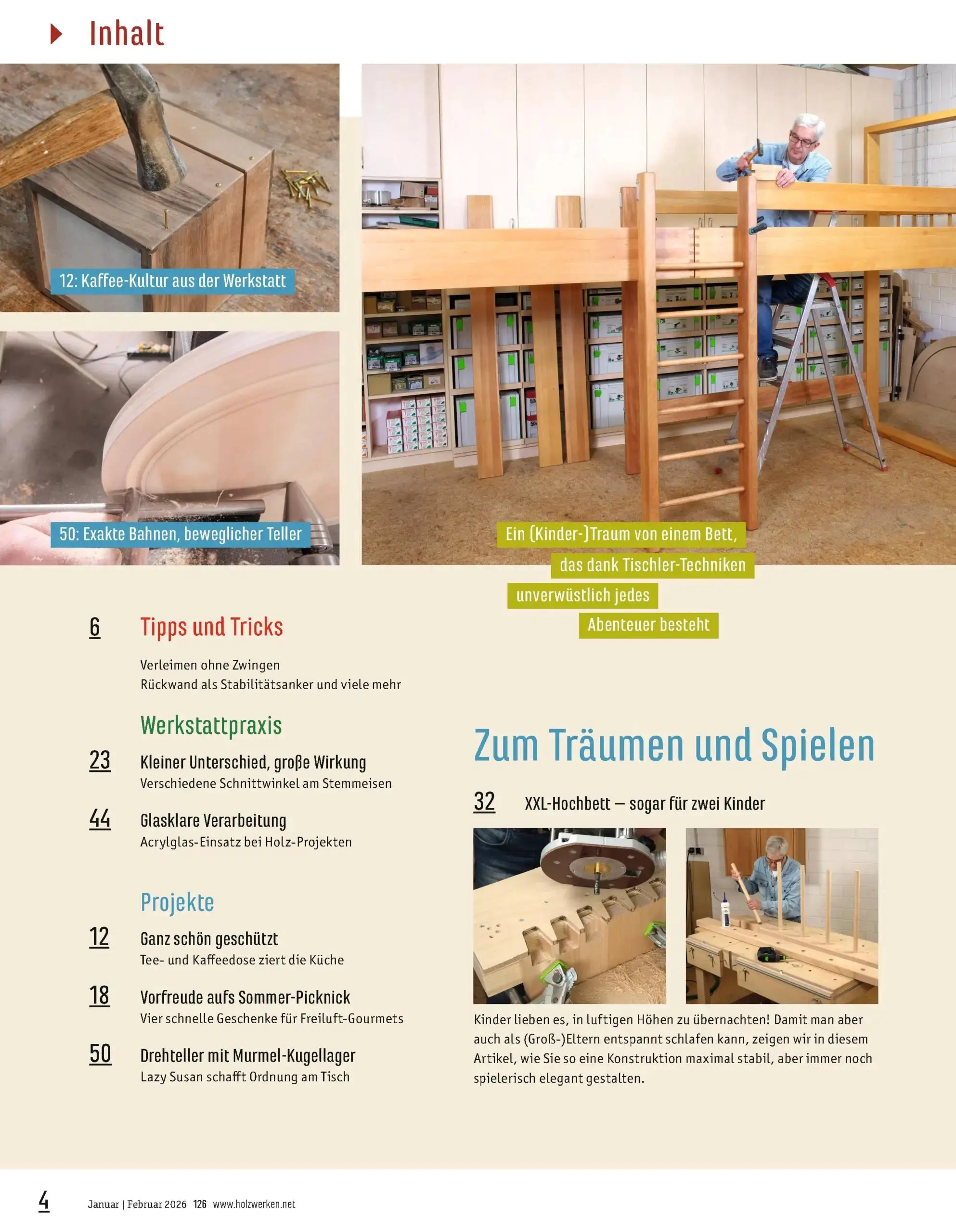 HolzWerken Issue 126 January/February 2026