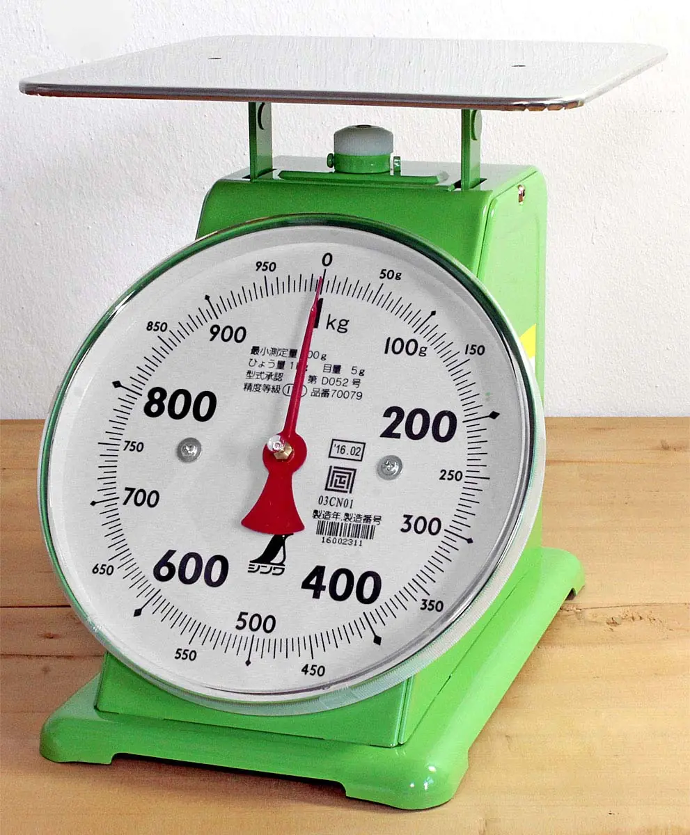 Scale Range of Use 100g to 1kg SHINWA
