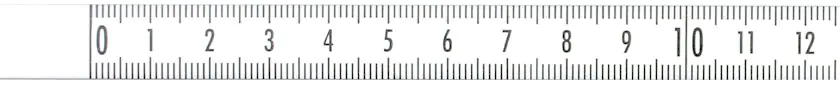 Steel measuring tape, self-adhesive, left-to-right reading (standard), mm graduation