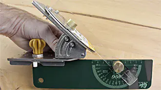 For checking the bevel angle