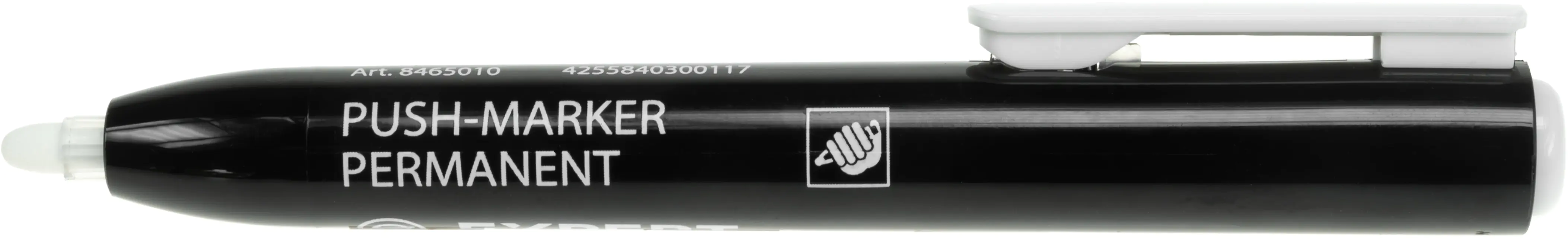 EXPERT Push Marker Permanent White K10