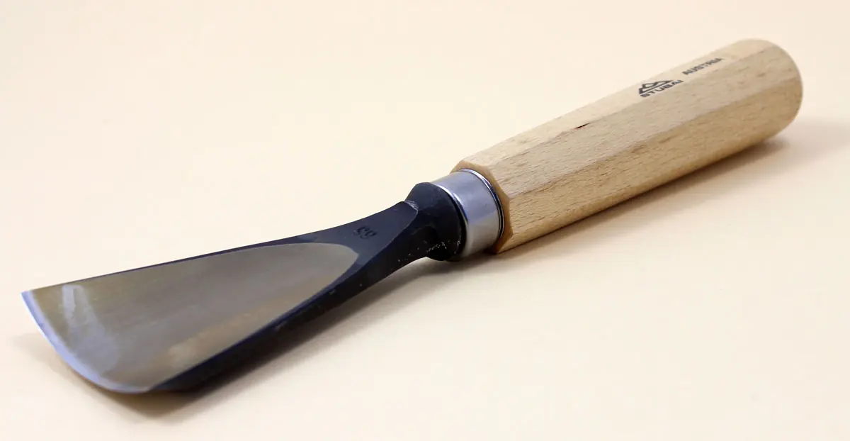 Fishtail Gouge Swiss Pattern Cut 65 - 60 mm STUBAI