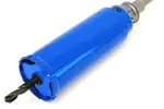 MIYANAGA Poly-Clic Galvawood Tungsten Carbide Hole Saws with Quick Release