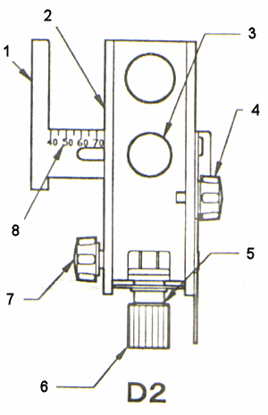 Setting of the side stop